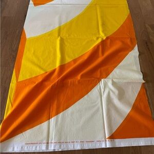 Marimekko savanni fabric orange yellow
